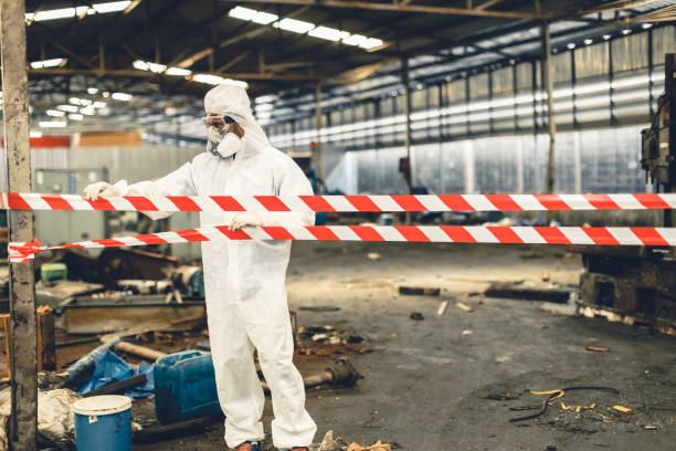 Professional Odor Removal technician working in Laton, CA